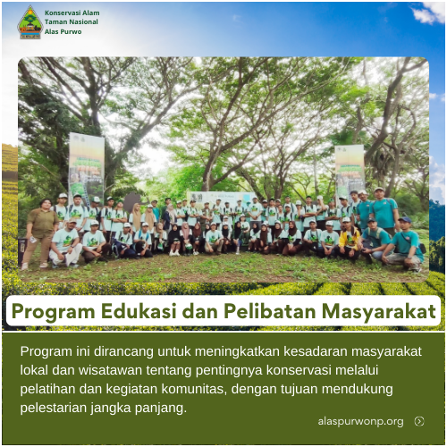 Program Edukasi dan Pelibatan Masyarakat Alas Purwo